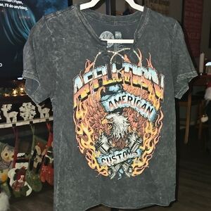 Affliction Womens Medium Bling Tshirt!! Gorgeous And Mint Condition! BUCKLE